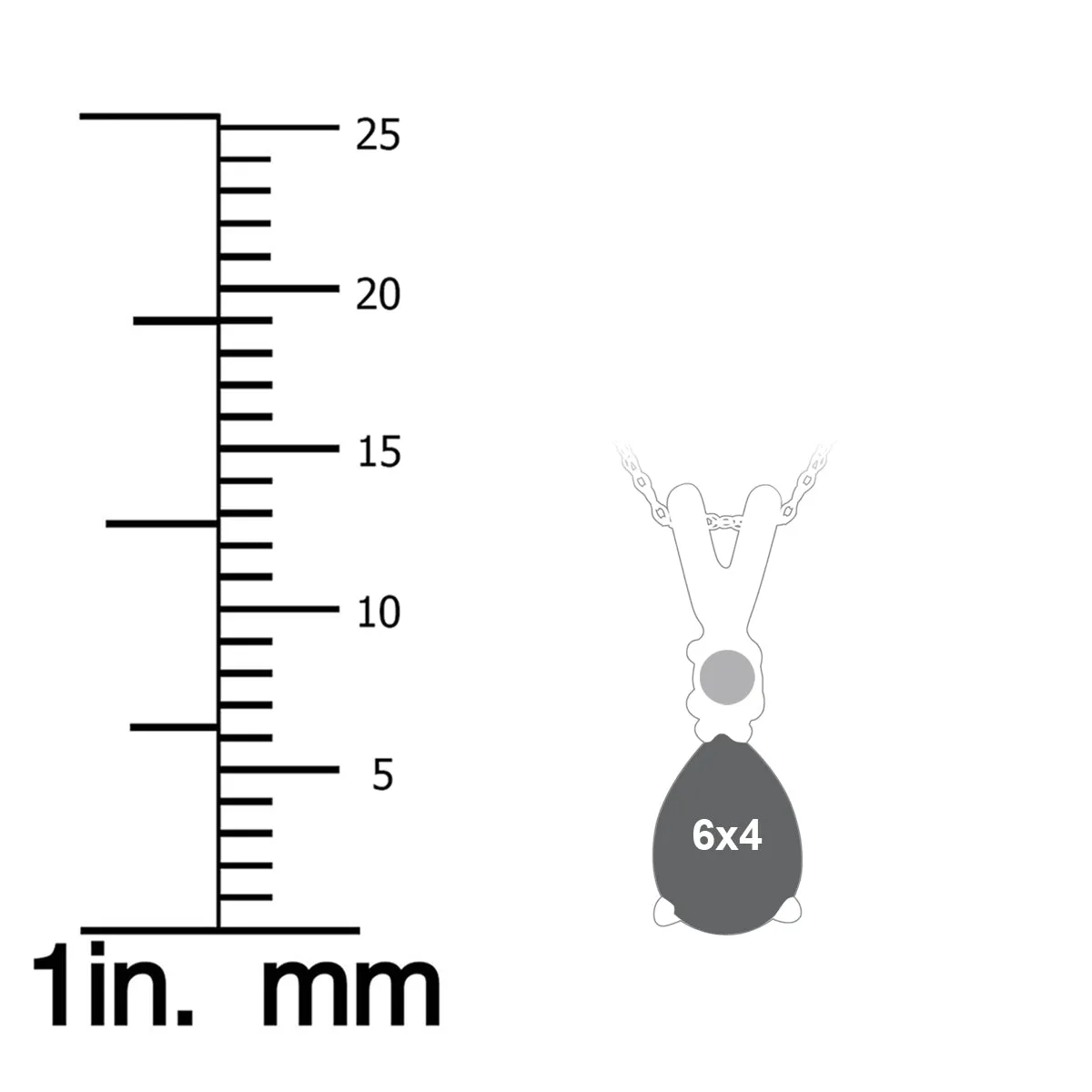 14K Yellow Gold 6x4MM Pear Emerald and Diamond Pendant