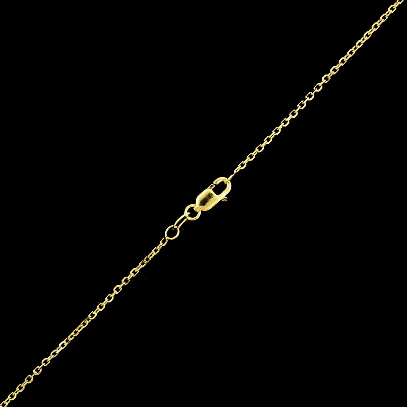 14K Yellow Gold Estate Citrine Pendant Necklace
