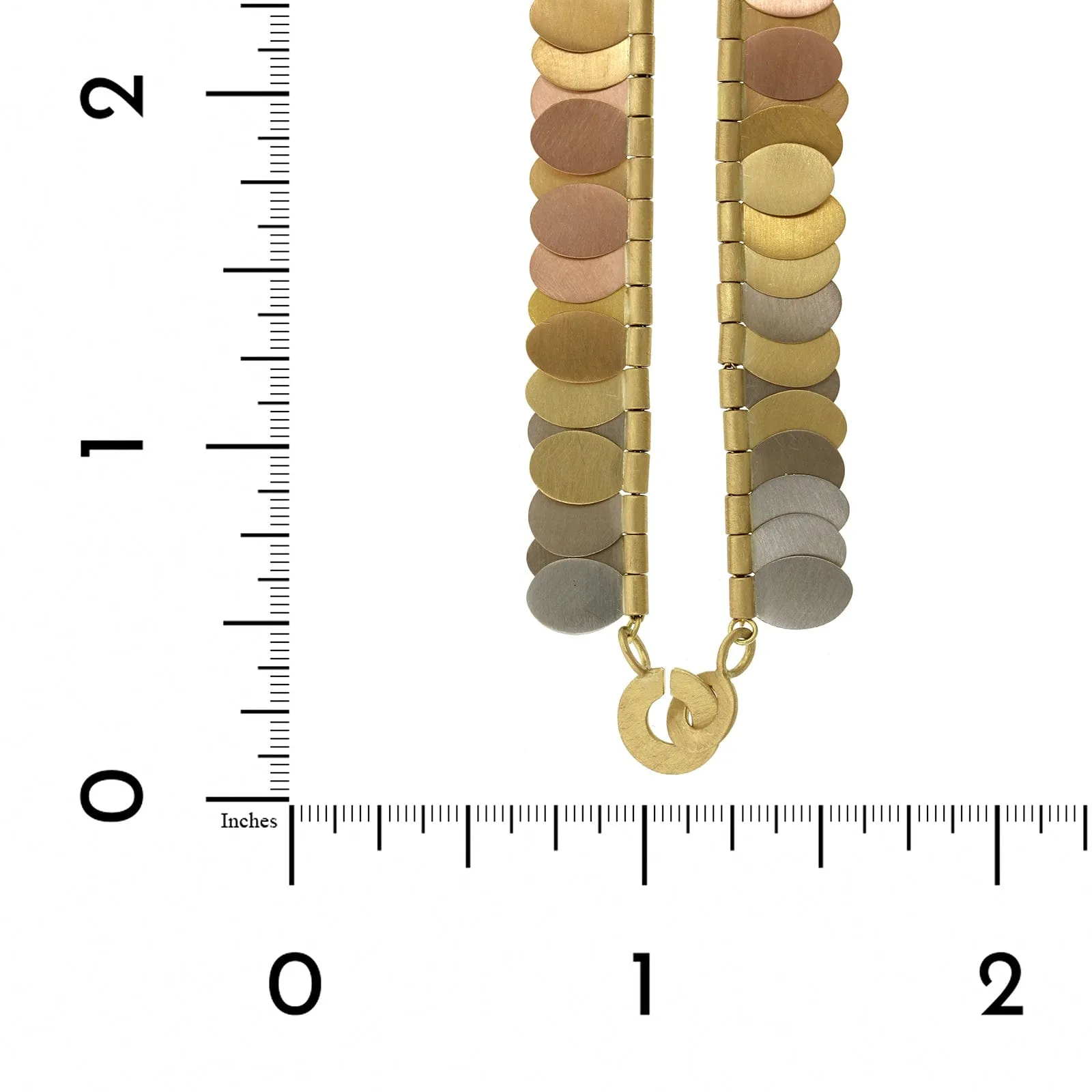 18K Tri-Color Gold and Platinum Songbird Bracelet