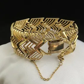 1960s Coro Gold Bracelet