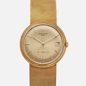 1968 Patek Philippe Ref. 3445/6 In 18k Yellow Gold With Integrated Bracelet