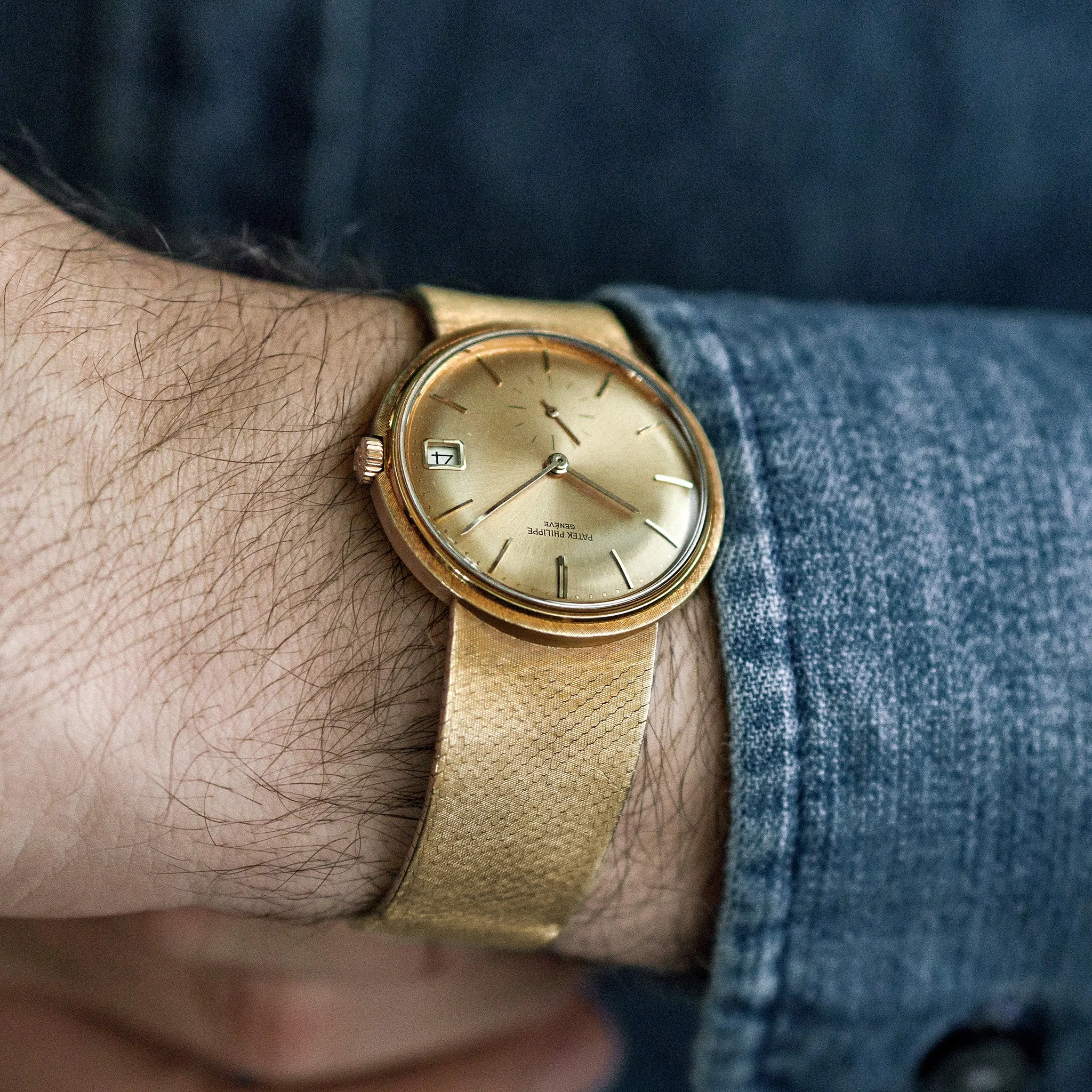 1968 Patek Philippe Ref. 3445/6 In 18k Yellow Gold With Integrated Bracelet