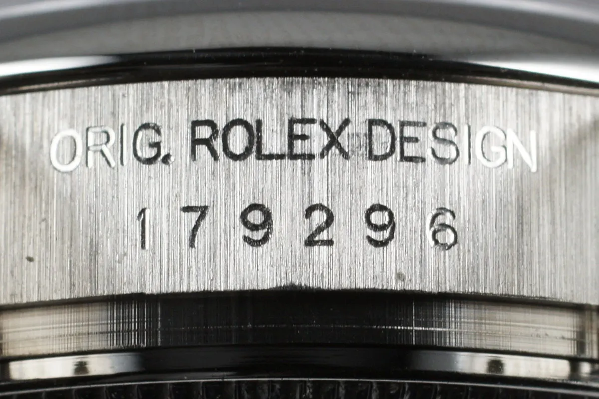 2001 Ladies Platinum Rolex Datejust 179296 with Factory Diamond Dial