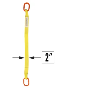 2"x6' (1 ply) Single Leg Nylon Sling w/ Master Link Both Ends