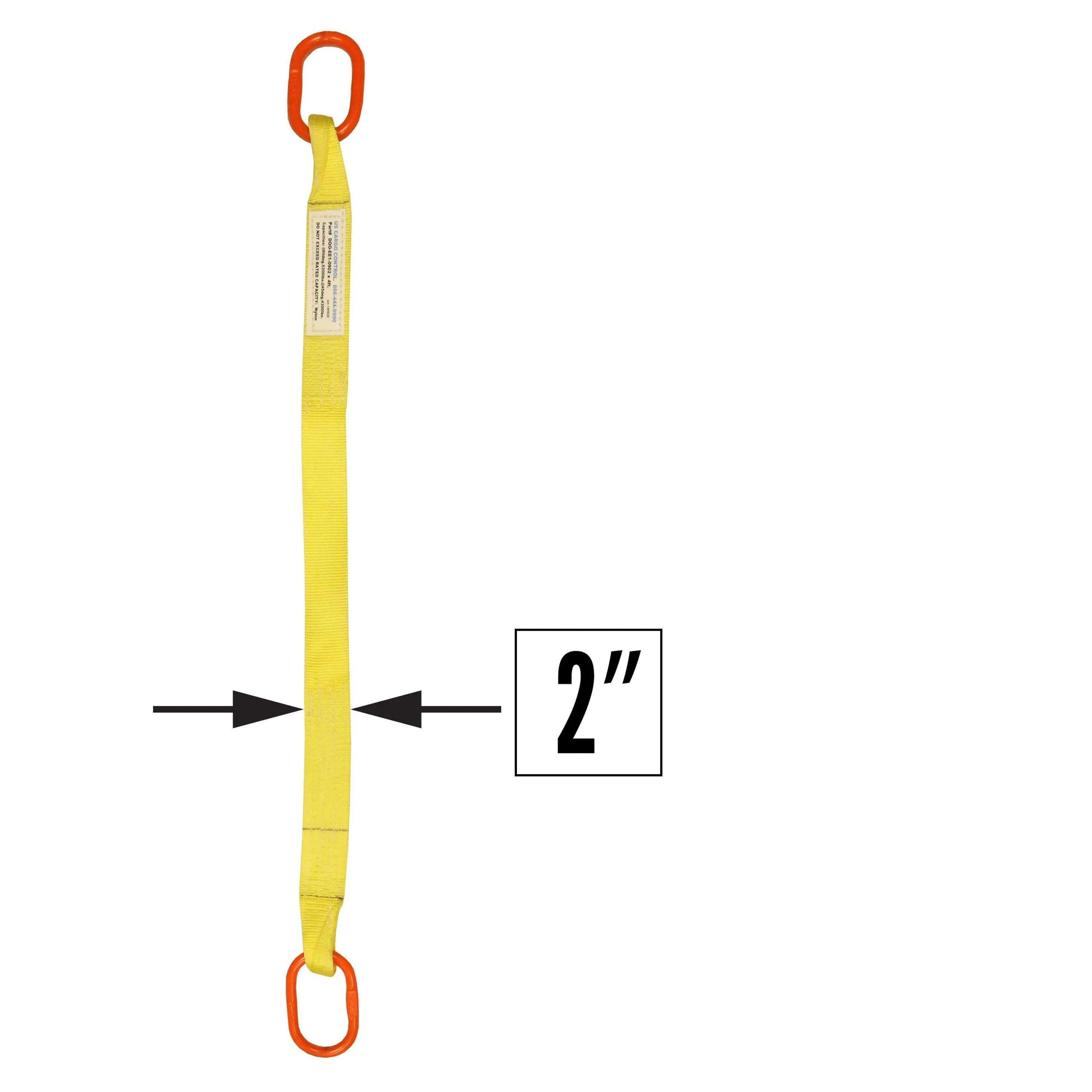 2"x6' (1 ply) Single Leg Nylon Sling w/ Master Link Both Ends