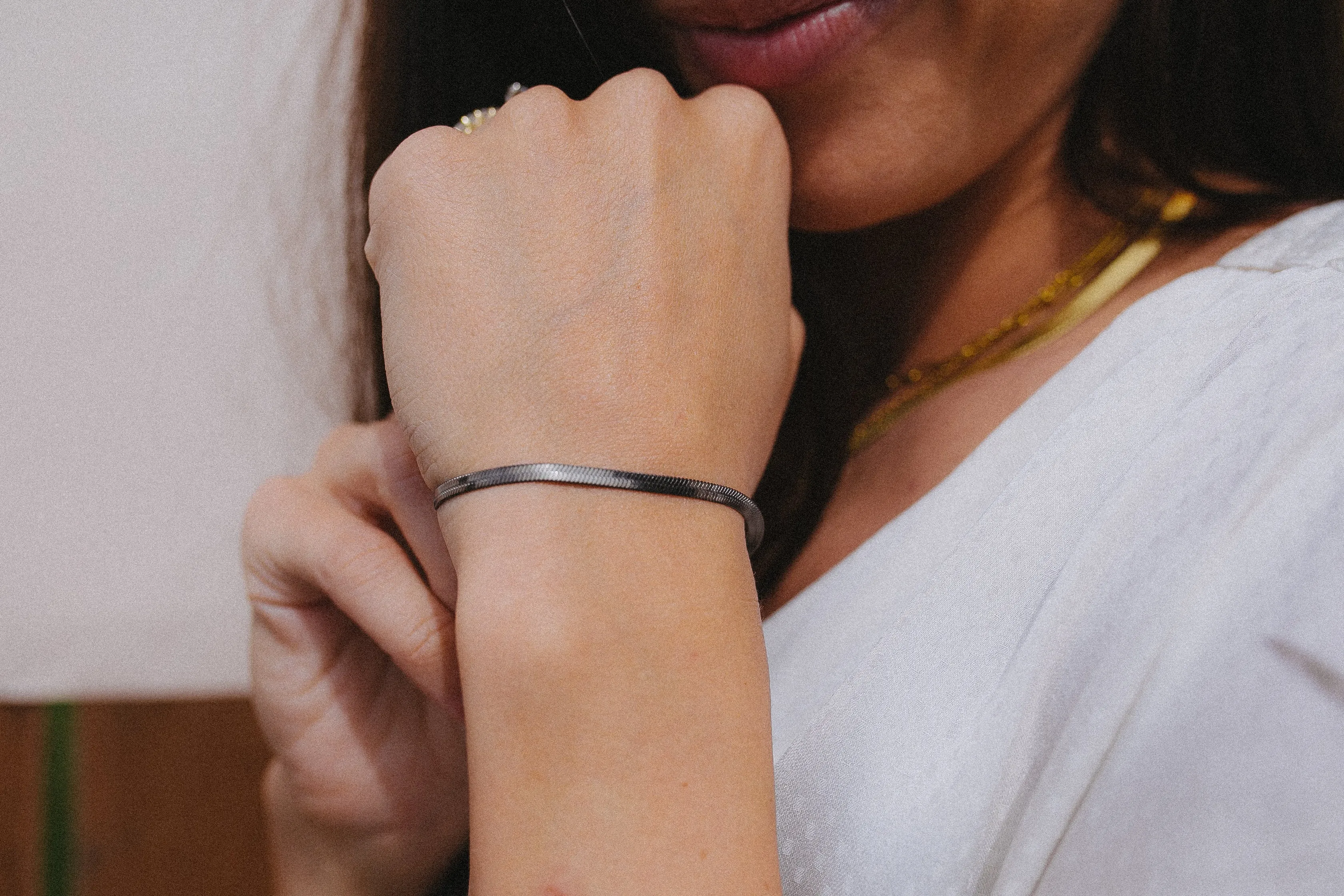 3mm Herringbone Bracelet