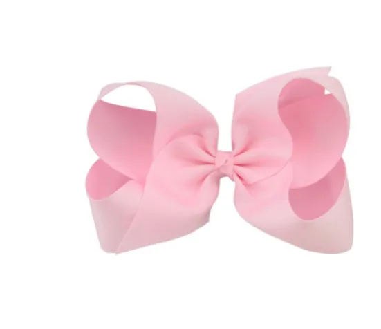 6 Inch Bow Hairpin for Children - 30 Colors, European Style