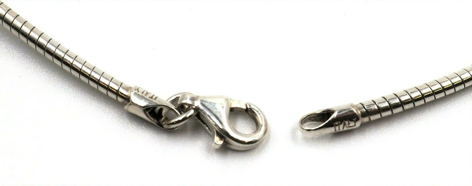 925 Sterling Silver Citrine Glass Pendant & Snake Chain