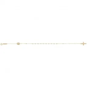 9ct Yellow Gold Rosary Bracelet BR071