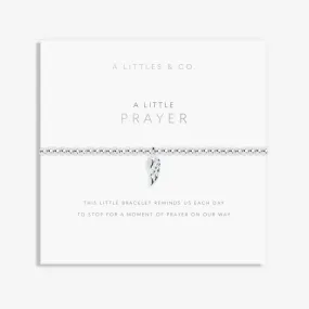 A Little 'Prayer'  Silver Bracelet