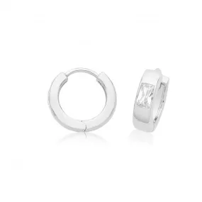 Acotis Silver Earrings Triple-Plated Silver Zirconia Set G51363