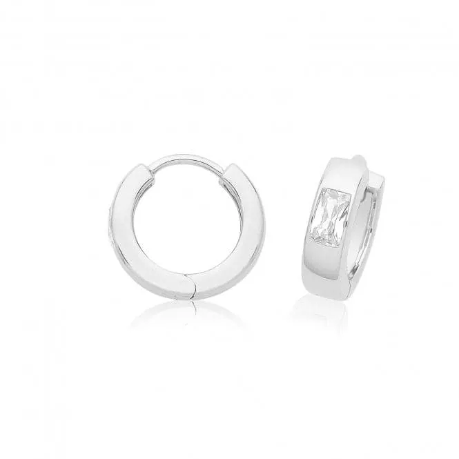Acotis Silver Earrings Triple-Plated Silver Zirconia Set G51363