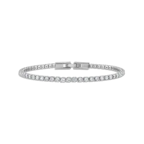 Alexa Leigh Sterling Silver Lucy Crystal Tennis Bracelet