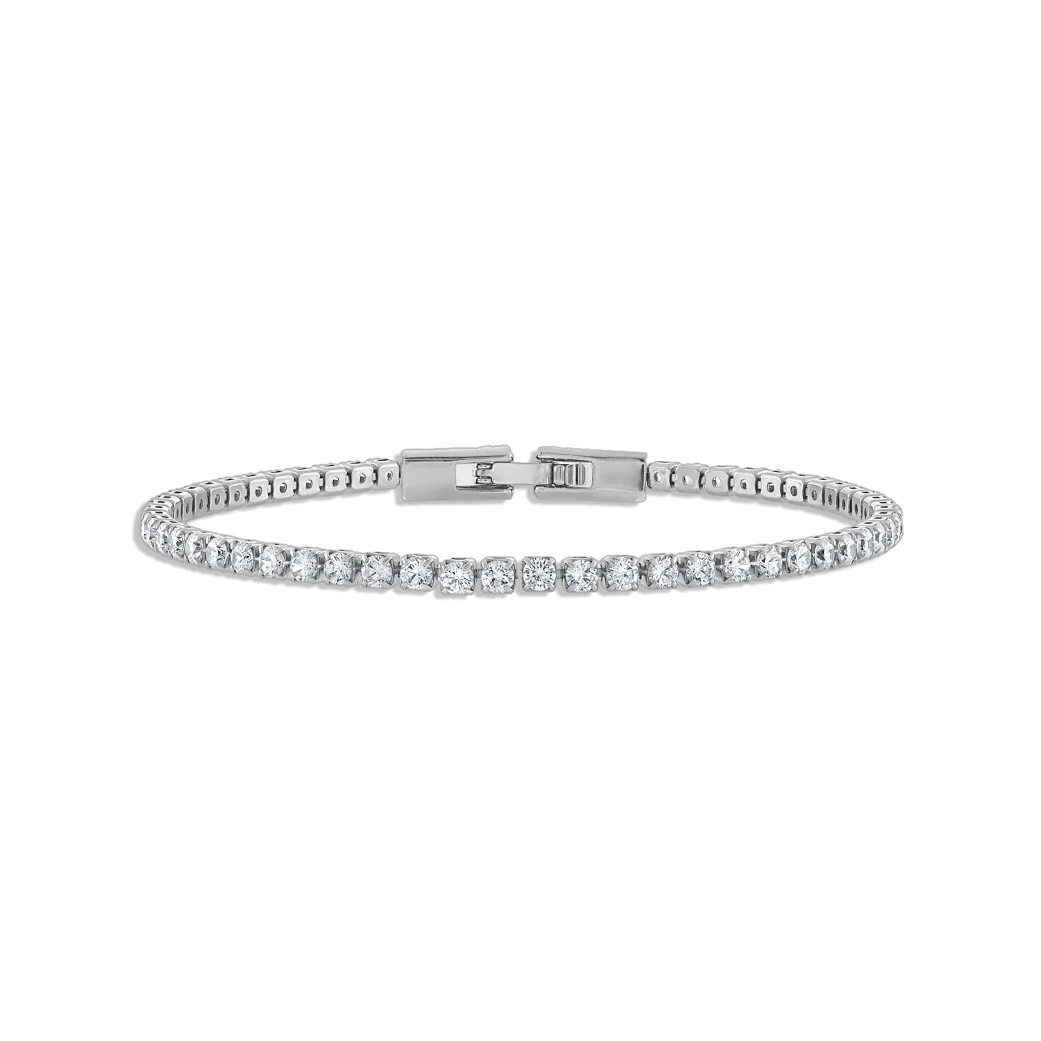 Alexa Leigh Sterling Silver Lucy Crystal Tennis Bracelet