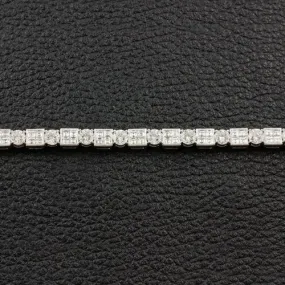Alternating Shape Diamond Bracelet