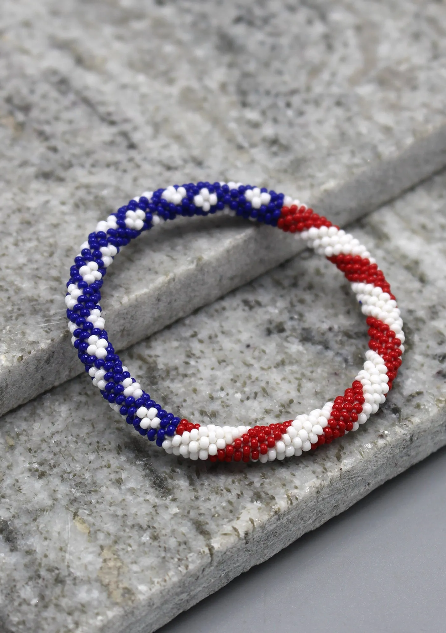 American Flag Roll On Bracelet