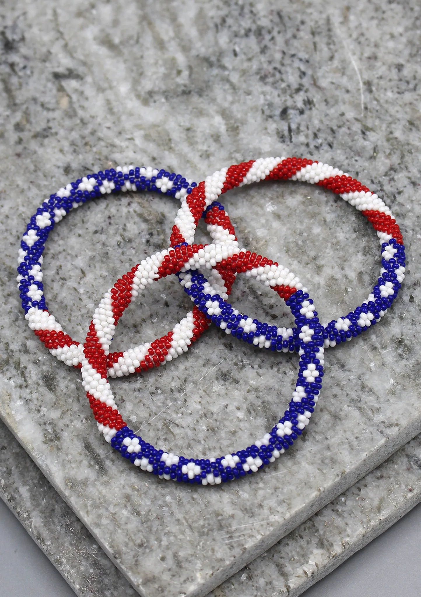 American Flag Roll On Bracelet