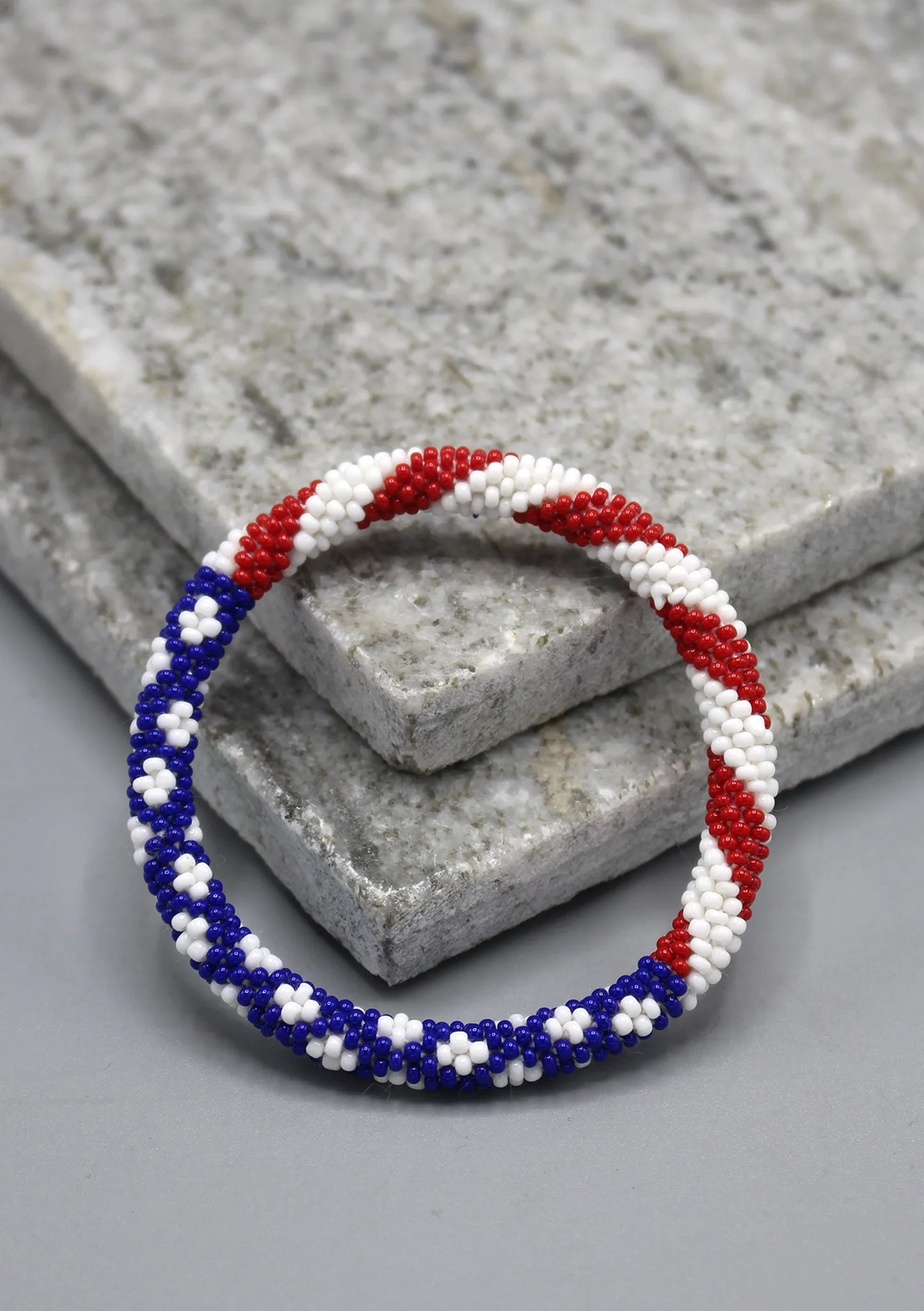 American Flag Roll On Bracelet