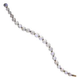 Antique Gold Moonstone Cabochon Bracelet