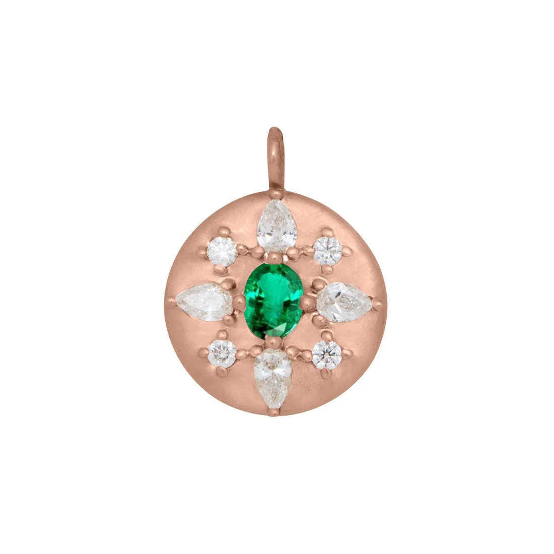 Arcadia Pendant, Mini, Emerald