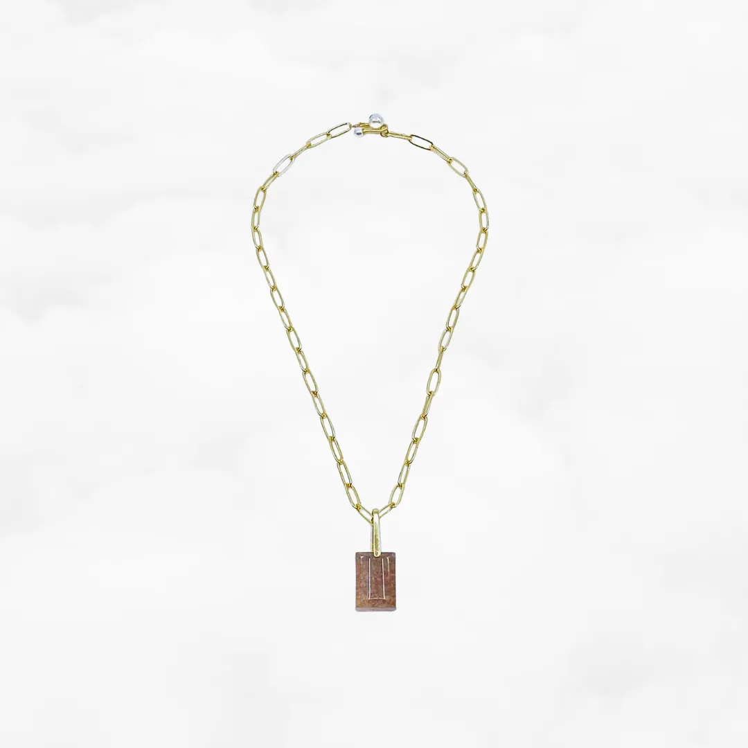 Autumn Strawberry Quartz Necklace