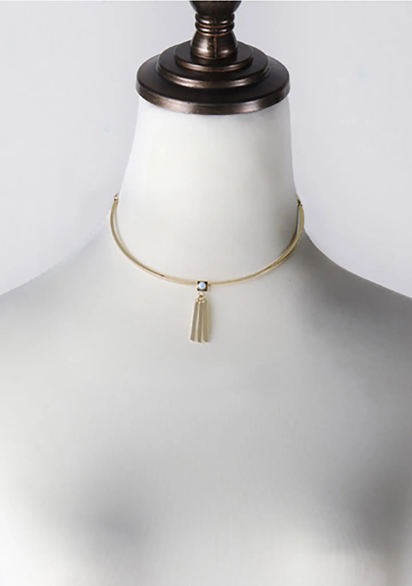 Ava Choker in Gold/Sky