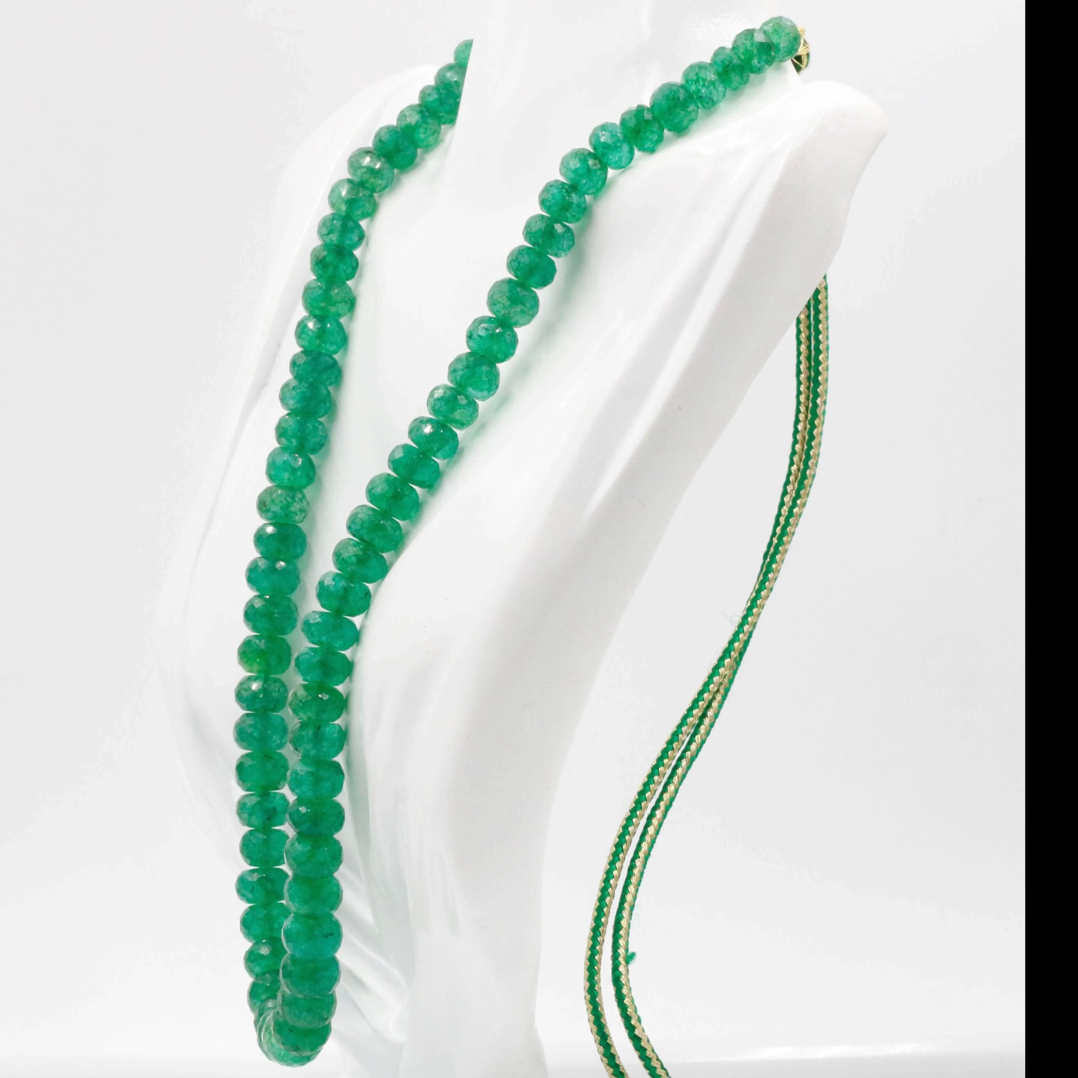 Aventurine Quartz Necklace Russian Emerald Quartz Necklace Natural Green Quartz Necklace Green Quartz Gemstone Indian Sarafa SKU 6142872