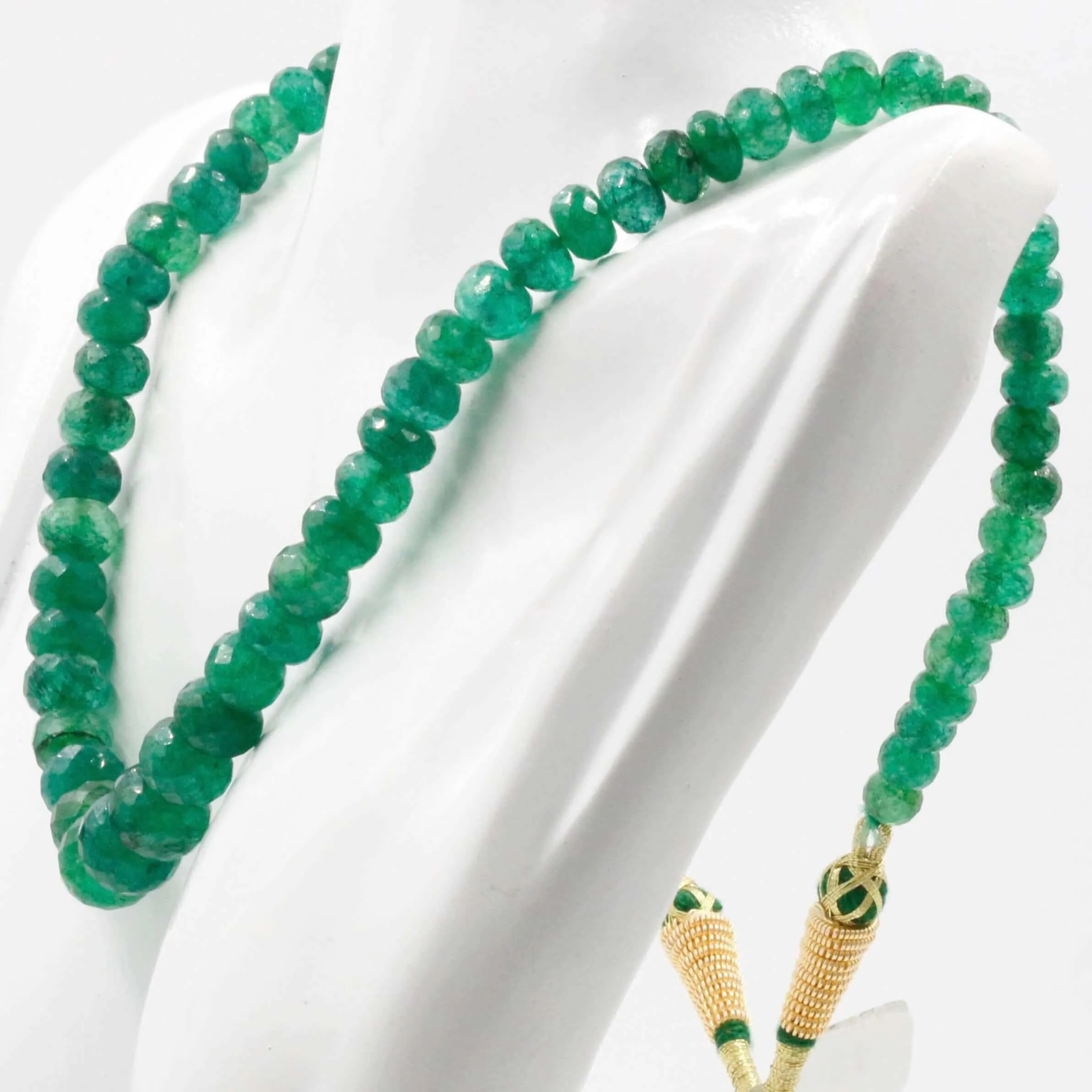Aventurine Quartz Necklace Russian Emerald Quartz Necklace Natural Green Quartz Necklace Green Quartz Gemstone Indian Sarafa SKU 6142872