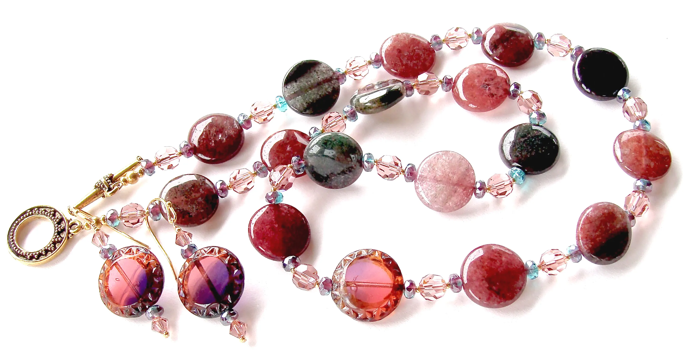 Azteca: Aventurine Necklace Set
