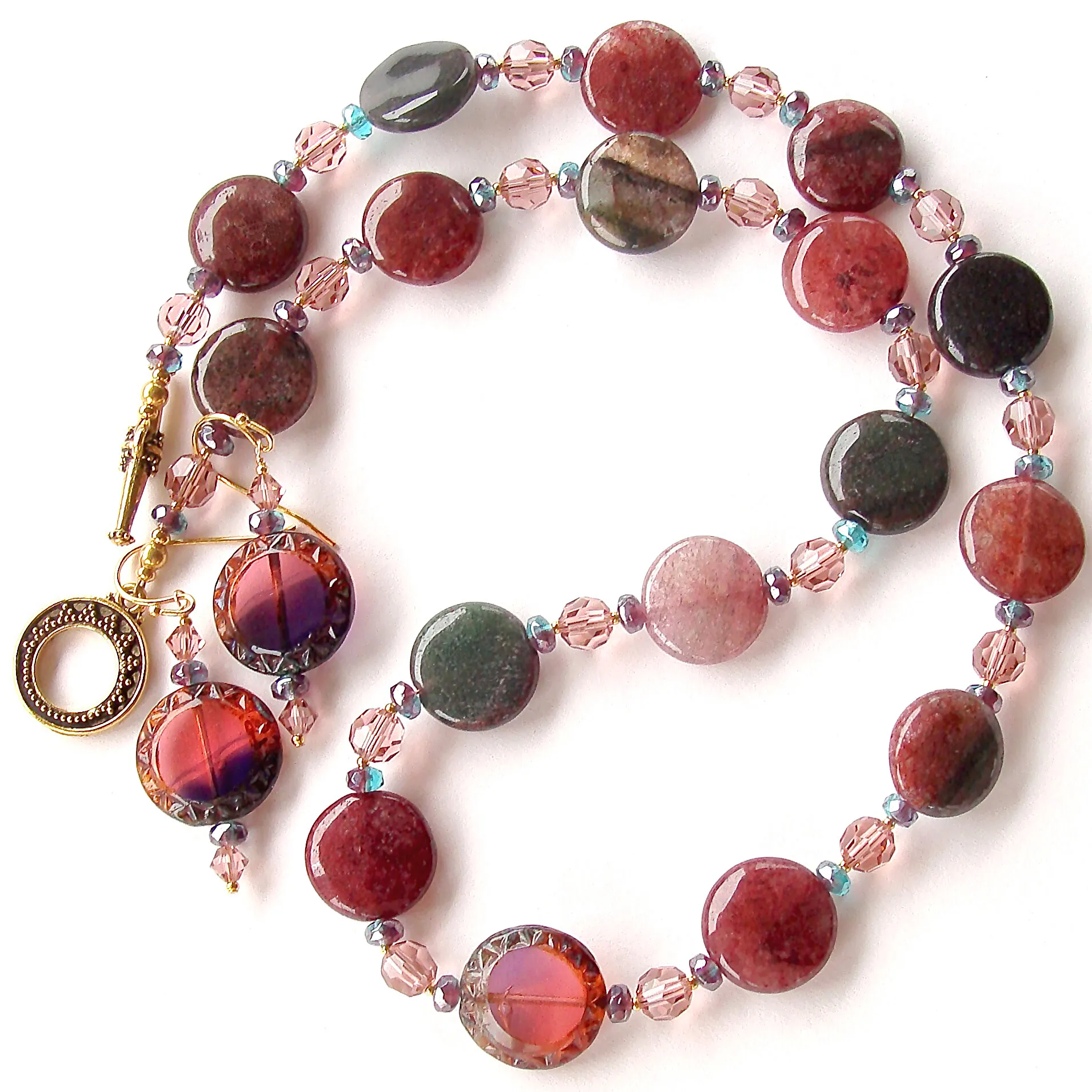 Azteca: Aventurine Necklace Set