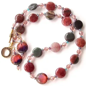 Azteca: Aventurine Necklace Set