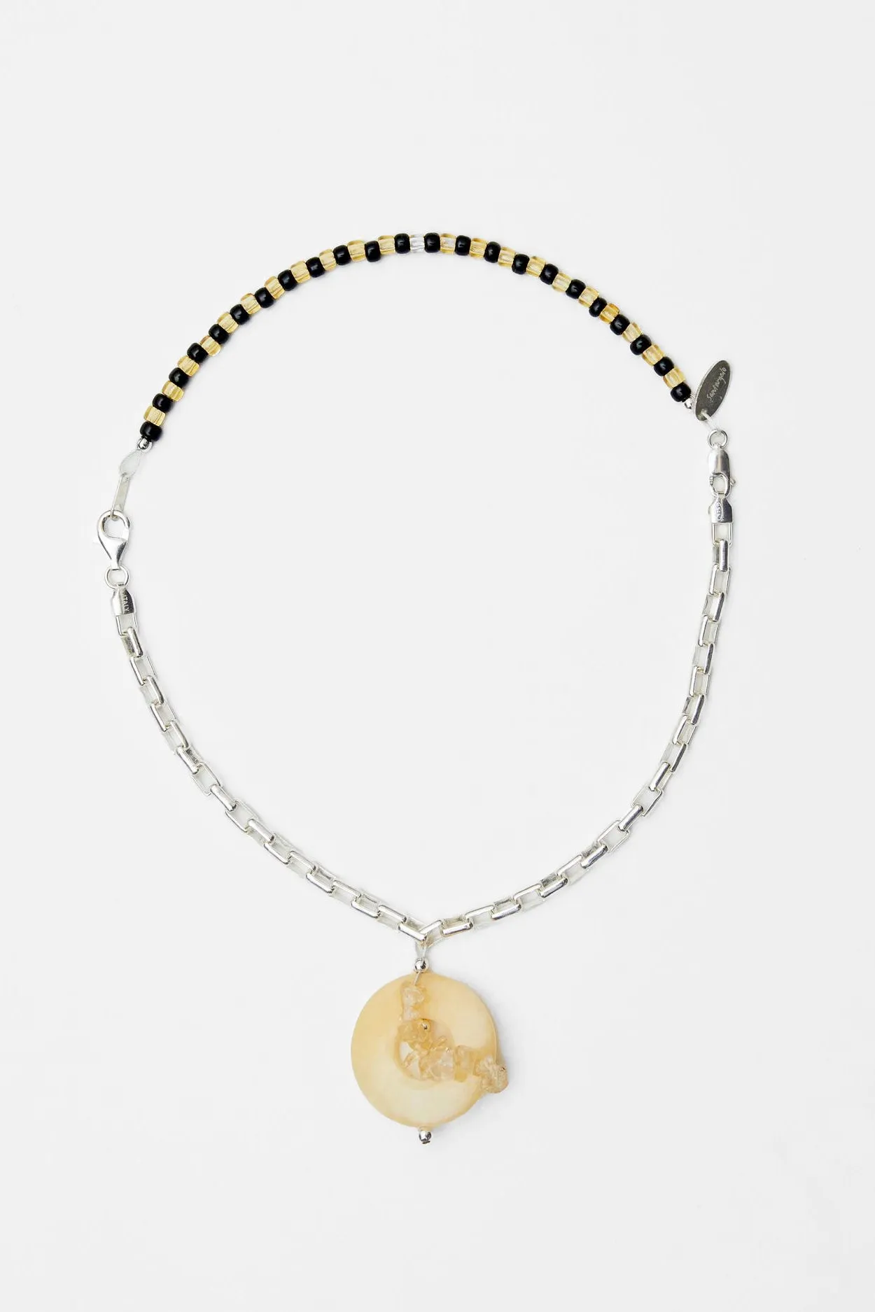 Basta Anklet / Necklace: Honey Jasper