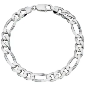 Beginnings Heavyweight Figaro Bracelet - Silver