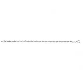 Beginnings Sterling Silver B3022 Twisted 19cm Bracelet
