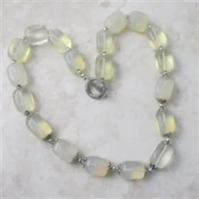 Big Bold Pineapple Quartz Bead Necklace