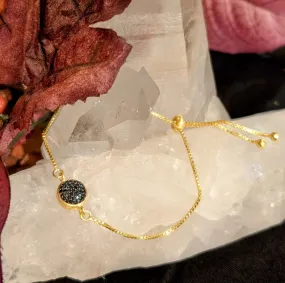 Black Spinel Pavé Bracelet