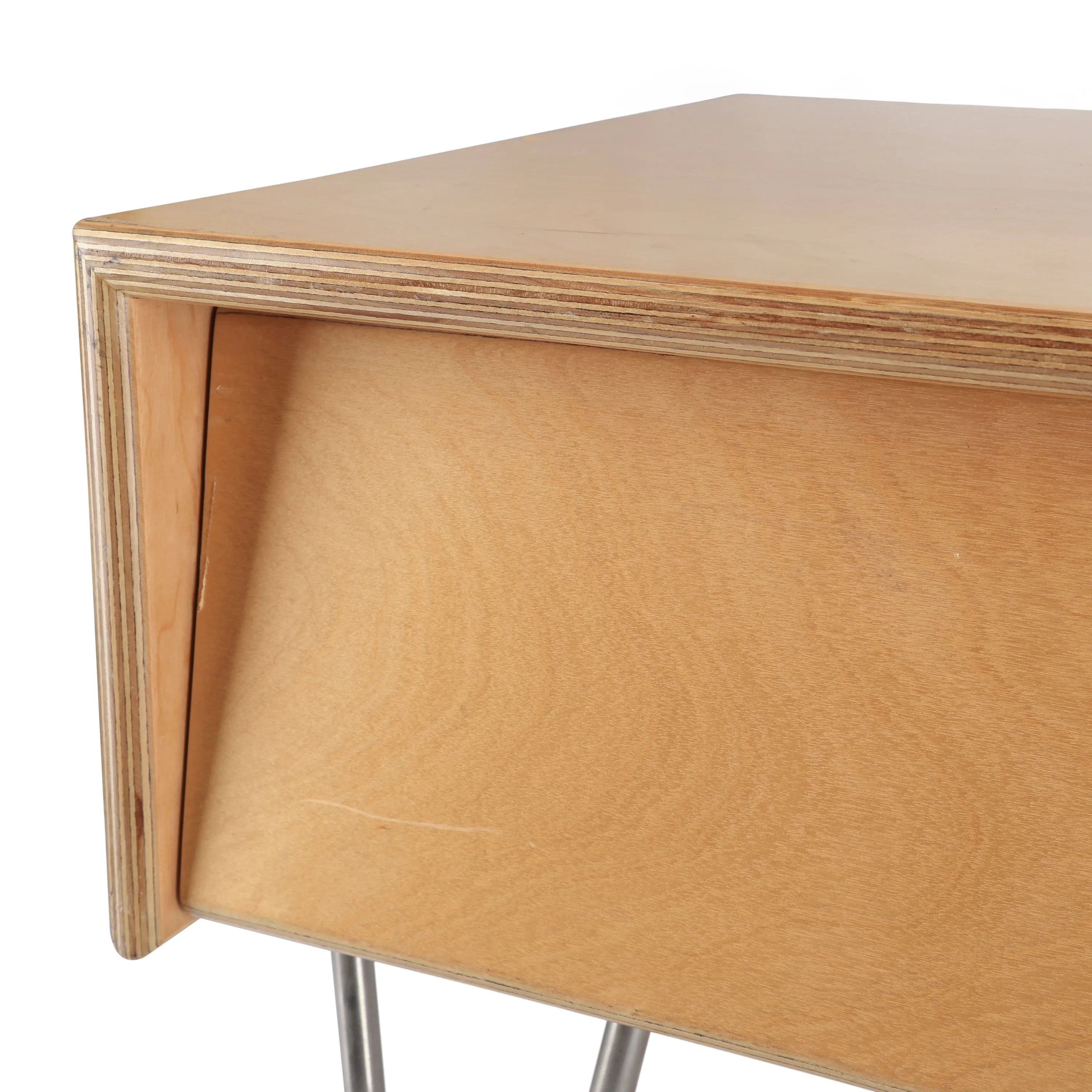 Blonde Wood Hairpin Leg Night Stand/Side Table