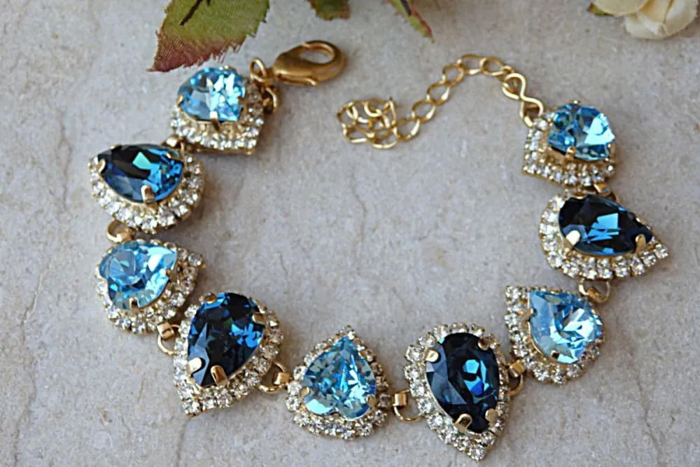 Blue night bracelet