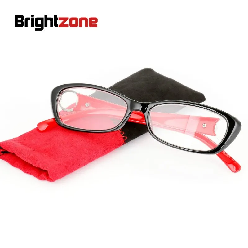 Brightzone Women's Full Rim Square Acetate Presbyopia Reading Glasses W224