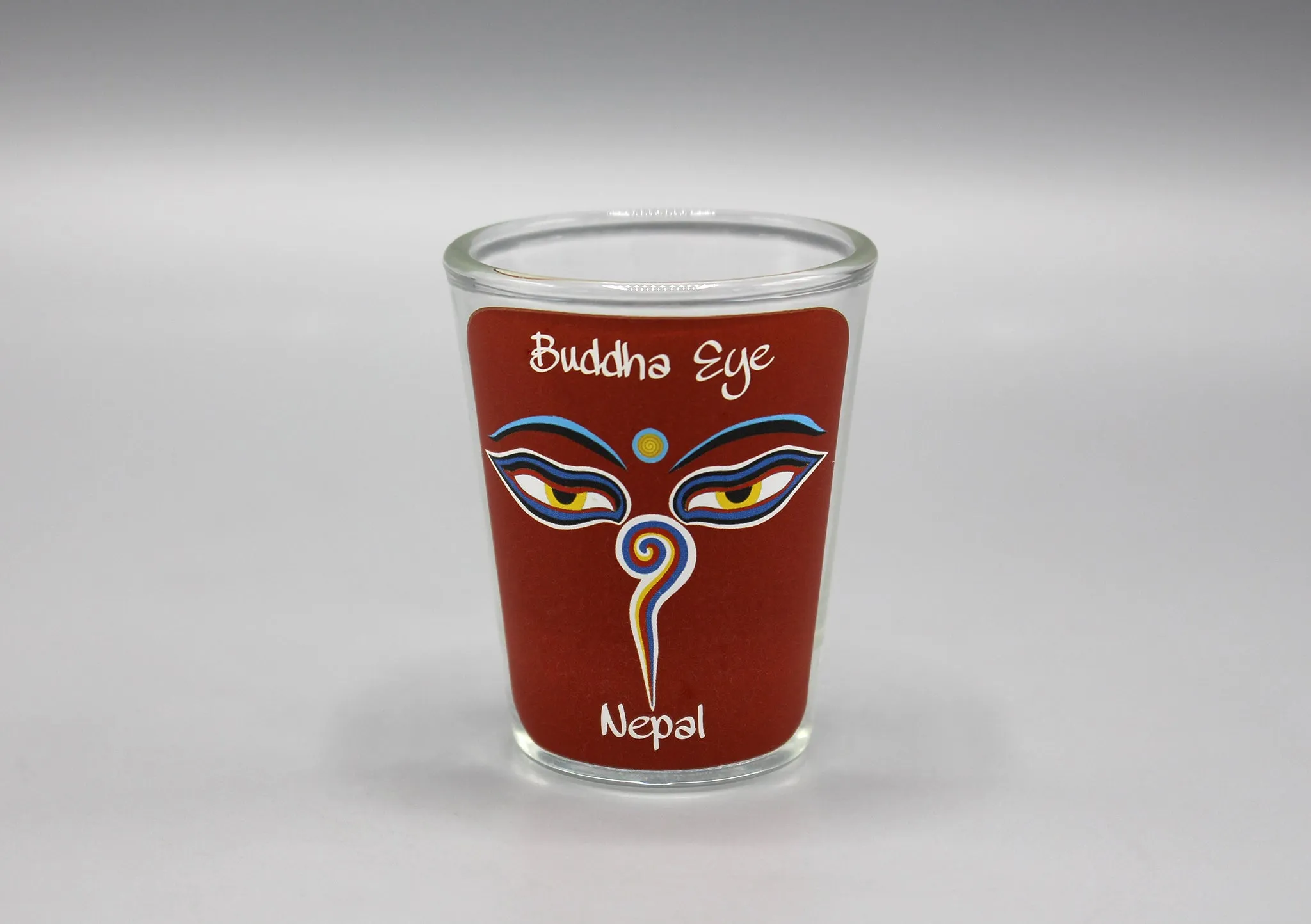 Buddha Eye Printed Shot Glass