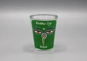 Buddha Eye Printed Shot Glass