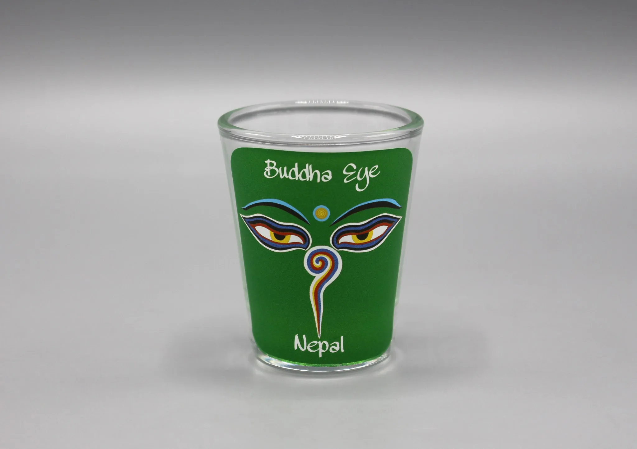 Buddha Eye Printed Shot Glass