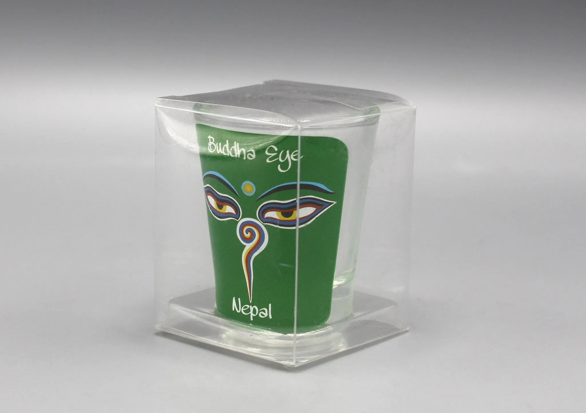 Buddha Eye Printed Shot Glass