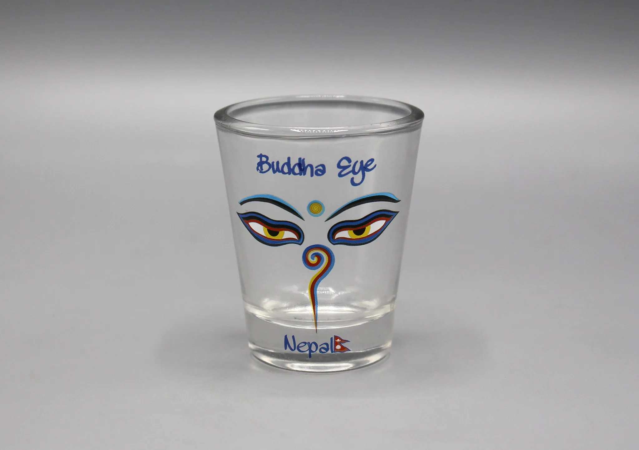 Buddha Eye Printed Shot Glass
