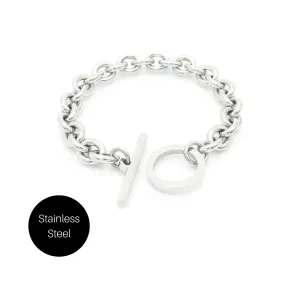 Chained Bracelet in Steel