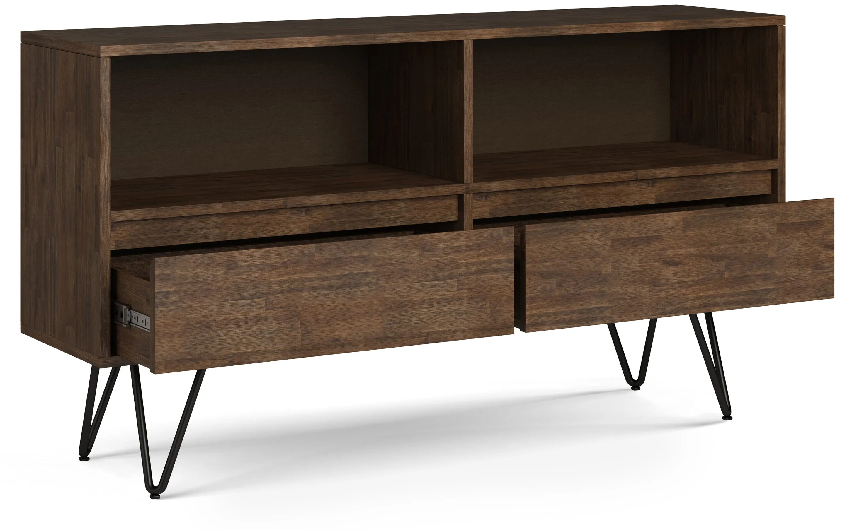 Chase Low Bookcase in Acacia