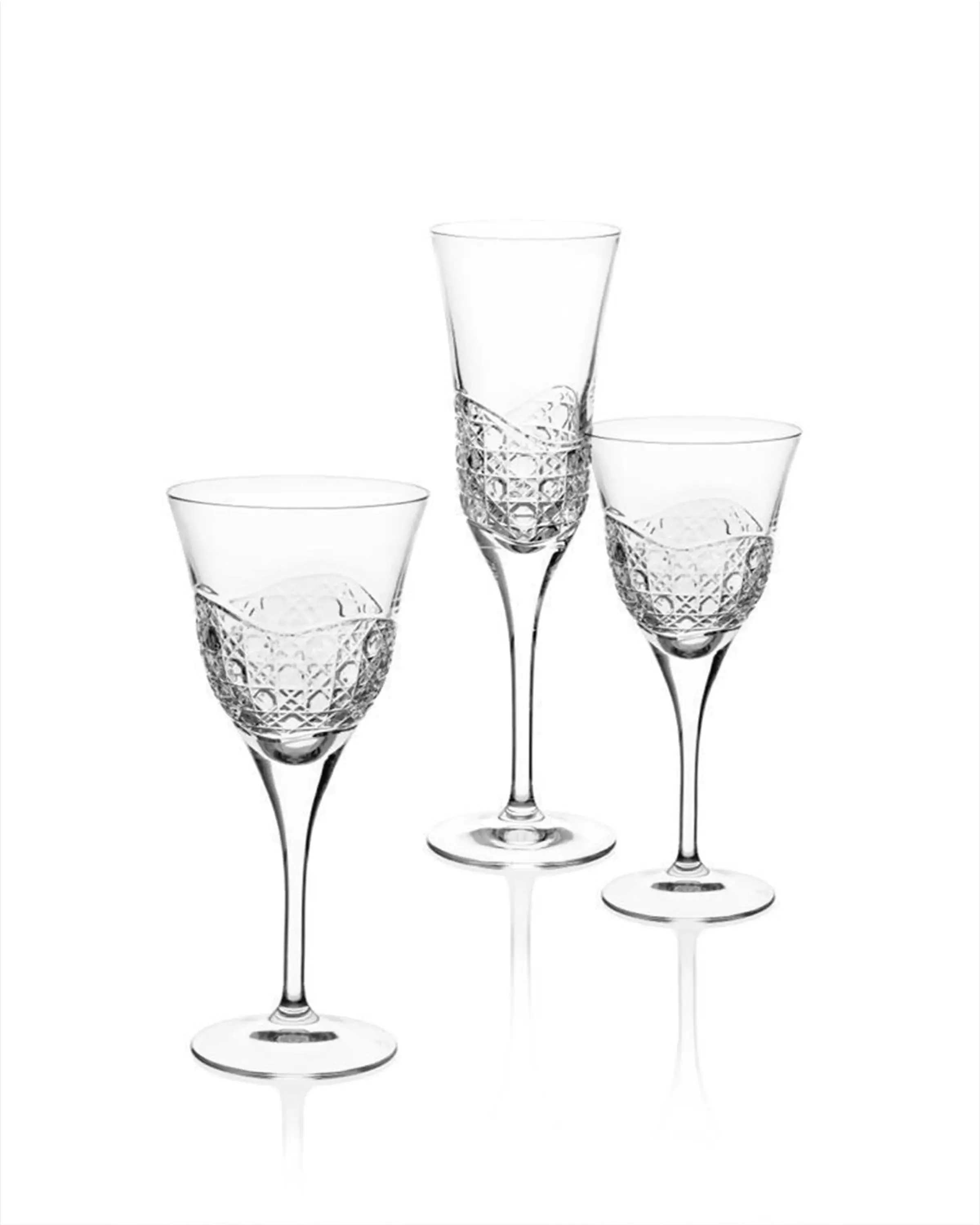 CHIARA 3 SET OF LUXURY CRYSTAL GLASSES