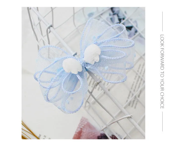 Children s Hairpin girl Little Angel Bow Hairpin