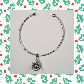 Christmas Tree Cage Bangle Bracelet