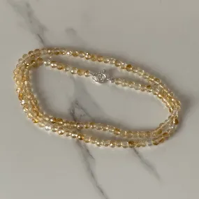 Citrine Sterling Silver Necklace